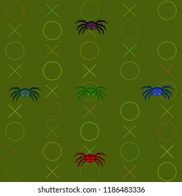 Halloween spider vector illustration