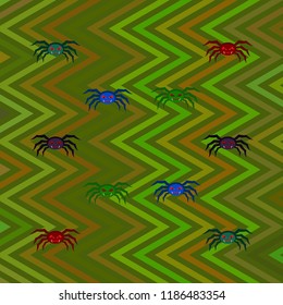 Halloween spider vector illustration