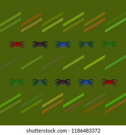 Halloween spider vector illustration