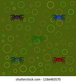 Halloween spider vector illustration