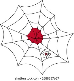 halloween spider vector isolated element