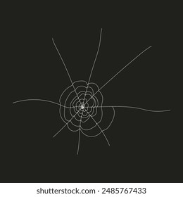 halloween spider web decoration element