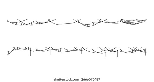 Halloween Spider Web Header Collection
