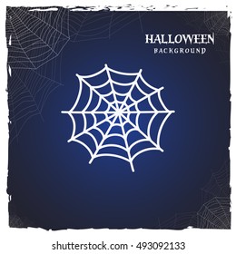 halloween spider web. horror background