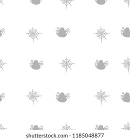 Halloween spider and web spider seamless pattern. vector illustration for fashion textile print and wrapping with festive design.