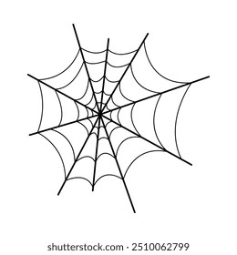  halloween spider web vector illustration