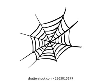Halloween Spider webs Silhouette Illustration