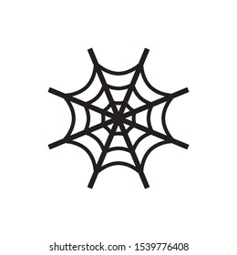 halloween spiders web vector icon