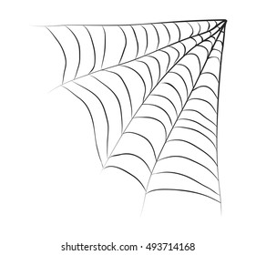 halloween spiderweb vector symbol icon design. Beautiful illustration isolated on white background
