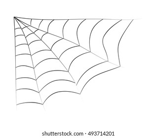 halloween spiderweb vector symbol icon design. Beautiful illustration isolated on white background