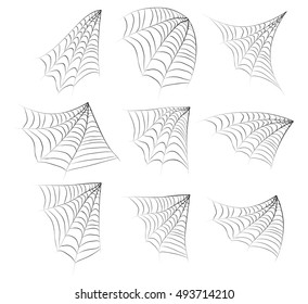 halloween spiderweb vector symbol icon design. Beautiful illustration isolated on white background
