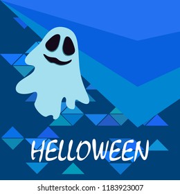 Halloween spirit night vector background