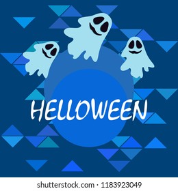 Halloween spirit night vector background
