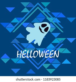 Halloween spirit night vector background