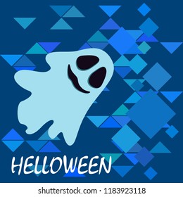 Halloween spirit night vector background