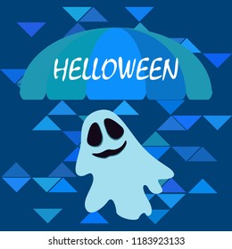 Halloween spirit night vector background