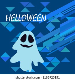 Halloween spirit night vector background