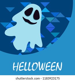 Halloween spirit night vector background