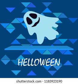Halloween spirit night vector background