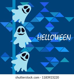 Halloween spirit night vector background