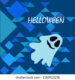 Halloween spirit night vector background