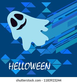 Halloween spirit night vector background