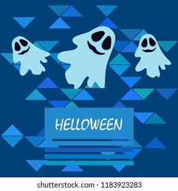 Halloween spirit night vector background