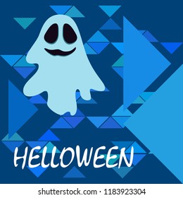 Halloween spirit night vector background