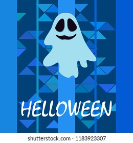 Halloween spirit night vector background