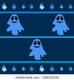 Halloween spirit night vector background