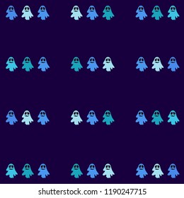 Halloween spirit night vector background