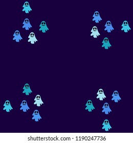 Halloween spirit night vector background