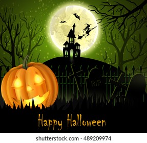 Halloween spooky background