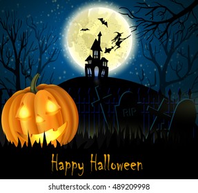 Halloween spooky background