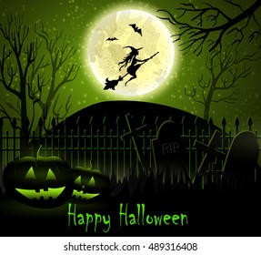 Halloween spooky background