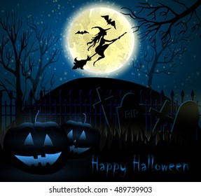 Halloween spooky background