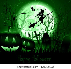 Halloween spooky background