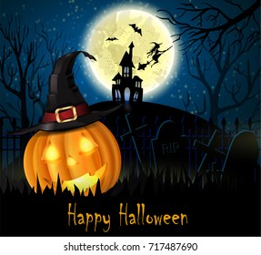 Halloween spooky background