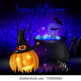 Halloween spooky background