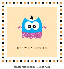 halloween spooky ghost greeting tag
