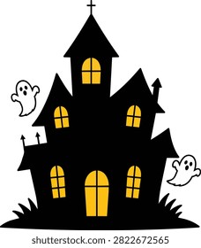 Halloween spooky horror concept