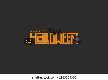 halloween spooky lettering template
