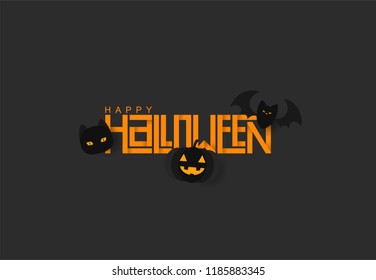 halloween spooky lettering template