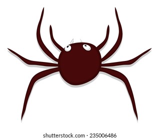 Halloween Spooky Spider Stock Vector (Royalty Free) 235006486 ...