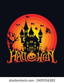 Halloween and Spooky T-shirt Design