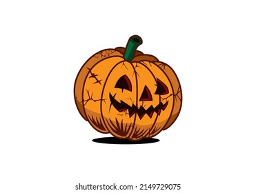 Halloween Spooky Vector Art Design Graphic