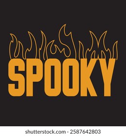 Halloween Spooky Vector Graphic, Back Base, T-shirt, Hoodie, Sweatshirt. 