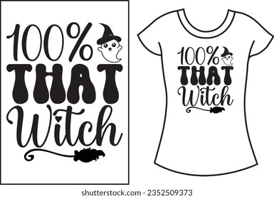 Halloween Spooky vector graphic t shirt design.