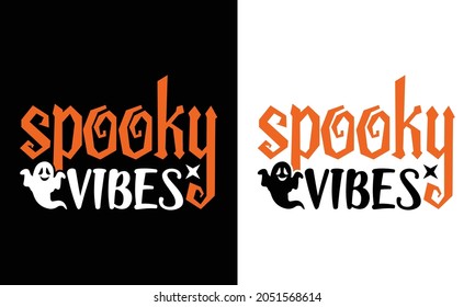 Halloween- spooky vibes shirt, Halloween ghost shirt.