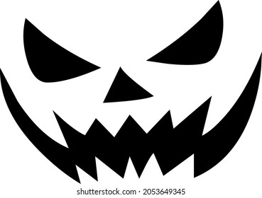 Halloween squash face pumpkin face